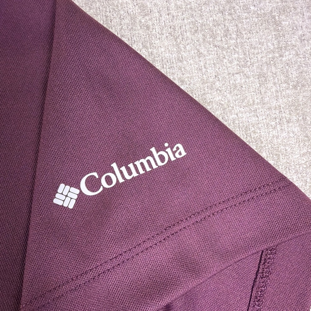 Columbia Golf Polo Men Sz 2XL/2TG Maroon Phillies Spring Training Performance - Picture 4 of 11